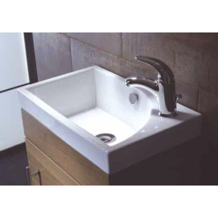 Roper Rhodes Esta 450mm Gloss Light Grey Wall Mounted Vanity Unit With Basin